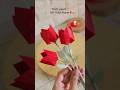 DIY Paper Tulip 🌷 | Easy Origami Flower Tutorial (So Satisfying)