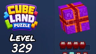 Cube Land Puzzle Level 329 Walkthrough