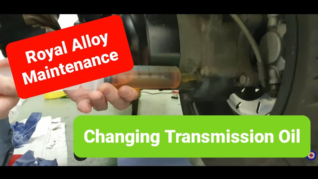 Changing the Transmission (Gear) Oil on a Royal Alloy Scooter YouTube