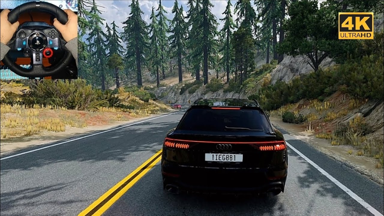 Audi RS Q8 POV 4K 🔥 | Logitech G29 Realistic Driving | BeamNG.drive