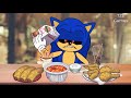 Sonic exe mukbang animation in prison  animation mukbang complete edition