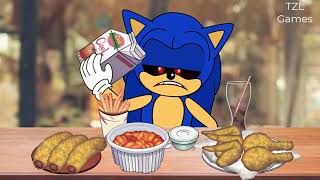 Sonic EXE Mukbang Animation in prison - ANIMATION MUKBANG COMPLETE EDITION