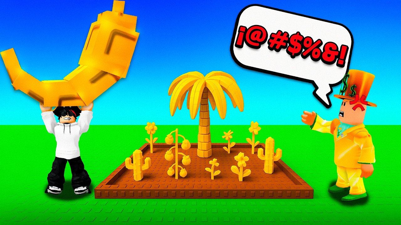 ¡LE ROBO FRUTAS CARÍSIMAS a los MILLONARIOS en GROW A GARDEN!