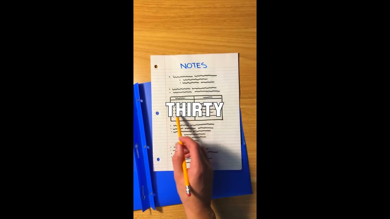A Clever Way to Study for Exams