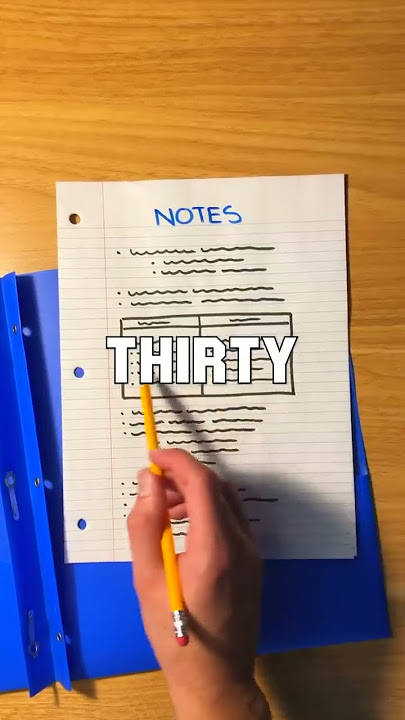 A Clever Way to Study for Exams