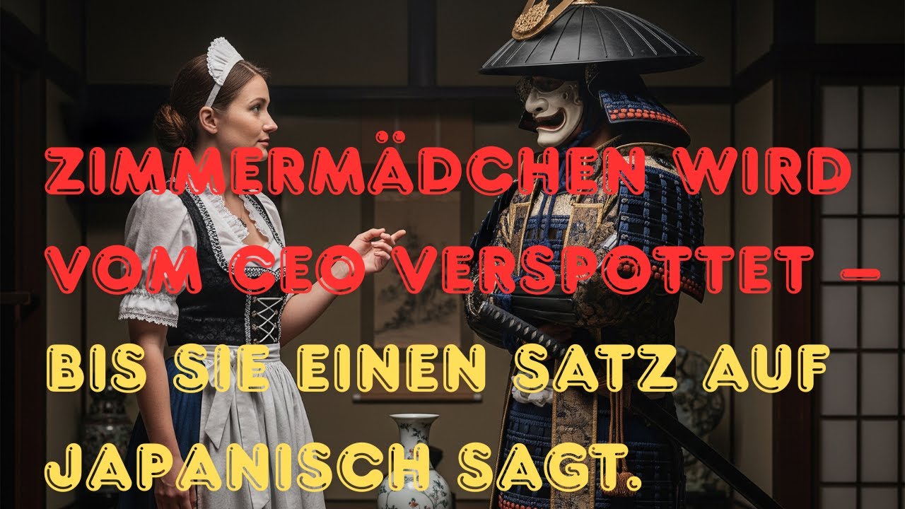 Sie wischte Staub von den Schreibtischen reicher Männer – bis sie ihnen mit nur EINEM Wort auf Japan