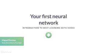 Want to learn more? take the full course at
https://learn.datacamp.com/courses/introduction-to-deep-learning-with-keras
your own pace. more than a video, ...