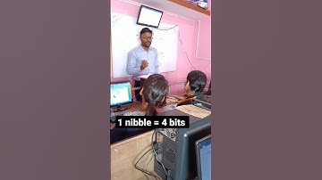 1 nibble | 4 bits | Computer Coding Class | Chandankiyari | Mera Tuition | Vikas Mukherjee #computer