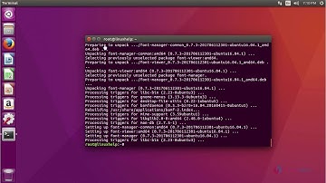 How to install Font Manager on Ubuntu 16.04
