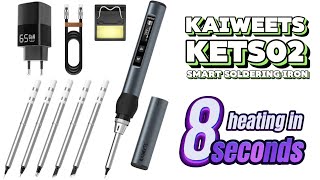 Unboxing and review of Kaiweets KETS02 65W soldering iron. Unleash Your Soldering Potential!