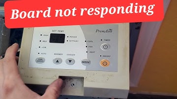 Display board not responding??..