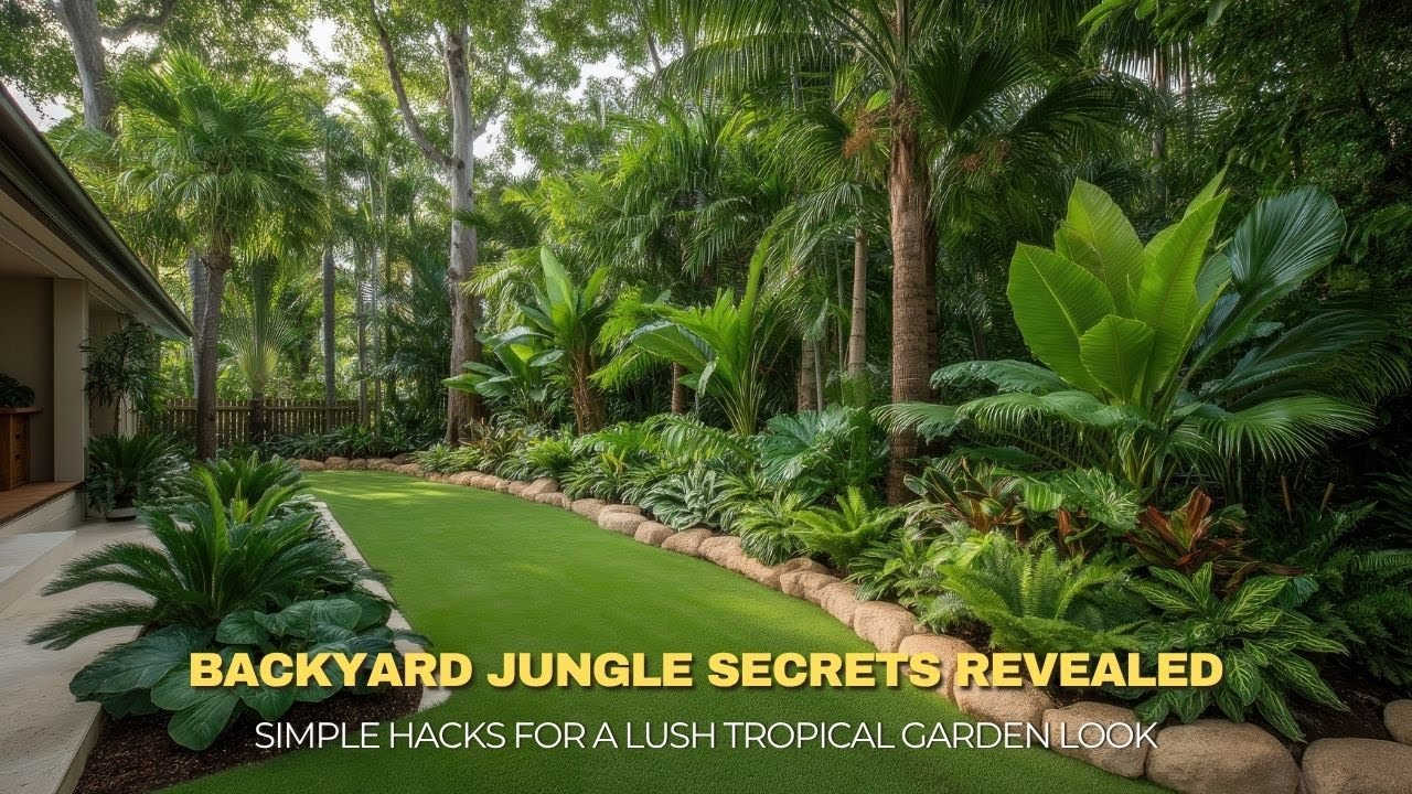 Small Backyard Landscaping Hacks for a Lush Tropical Garden – Creative Ideas Revealed