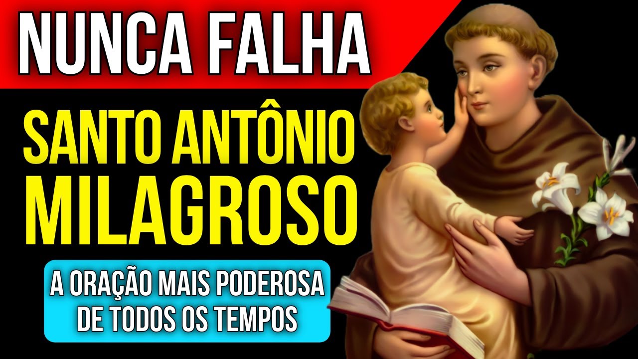 SANTO ANTÔNIO DE PÁDUA NUNCA FALHA | Ouça por 3 Noites esta Oração de São Antônio e Veja Acontecer