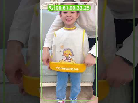 مريلة الأطفال تساعد على تقليل الفوضى وتحمي الملابس من البقع