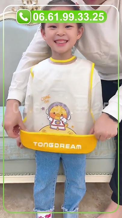 مريلة الأطفال تساعد على تقليل الفوضى وتحمي الملابس من البقع