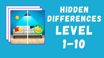 Hidden Differences Answers Level 1-10