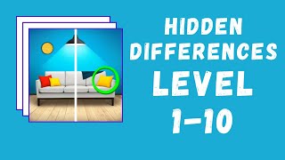 Hidden Differences Answers Level 1-10 screenshot 2