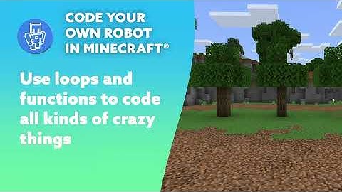 Code your own Robot in Minecraft | SUMMER CAMP 2022 | CODING CAMP