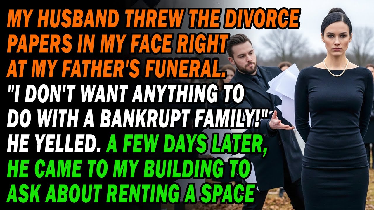 💔He Divorced Me At My Dad's Funeral⚰️... Days Later, He Came To My Building🏢 Asking To Rent A Space😏