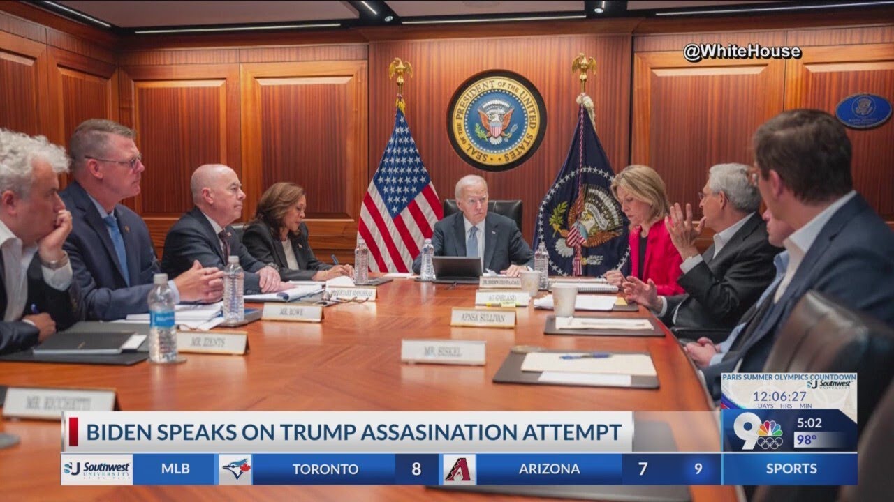 Biden appeals for ‘unity’ after attempted Trump assassination - YouTube
