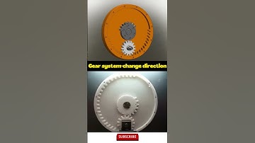 Clockwise to Counter-Clockwise Motion | Gear Mechanism ✅ #automobile #newdesign #cadcam #solidworks