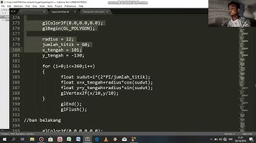 Cara Buat Animasi Bergerak 2D di CodeBlocks OpenGL
