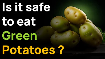 Are potatoes with a green tinge safe to eat?
