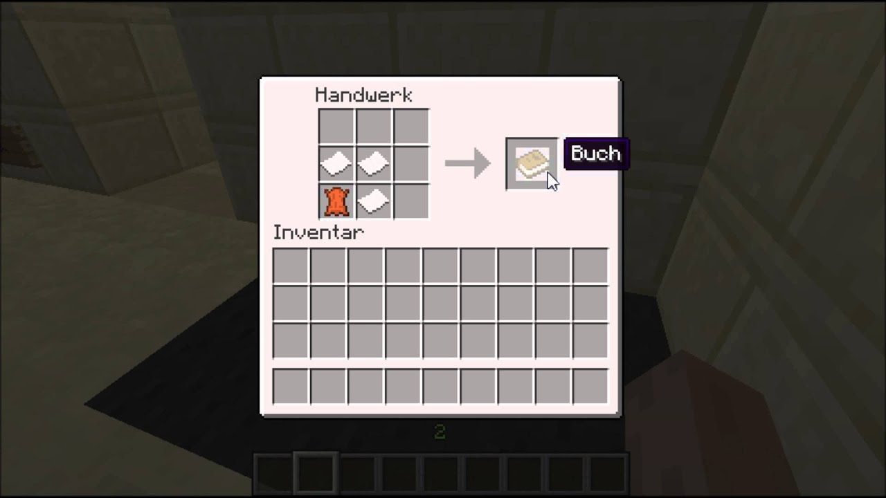 Minecraft Buch Craften Youtube