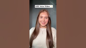 UGC intro video ✨ #ugc #ugccreator #contentcreator #ugcintrovideo #ugcexample