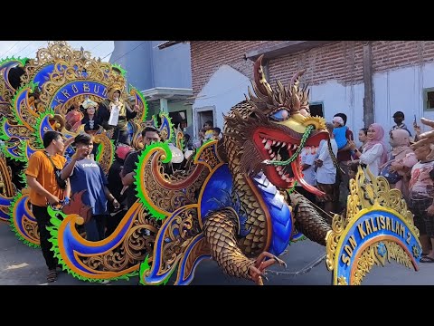 Krobung vs Sonar Bayuangga | Pawai Budaya Sekolah Dasar se Kecamatan Dringu @krobungofficial