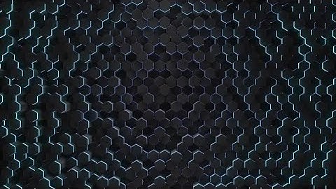 Abstract Hexagon Background Stock Motion Graphics