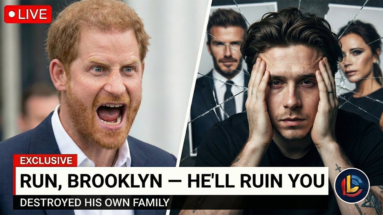 БЕГИ, Бруклин! Принц Гарри теперь советует сыну Бекхэма, как РАЗРУШИТЬ свою семью.