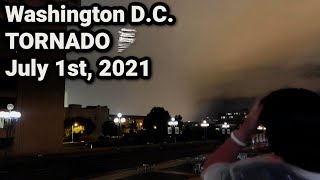 🌪 TORNADO in Washington D.C. from on Top of a Double Decker Bus (July 1, 2021) ⛈🌪