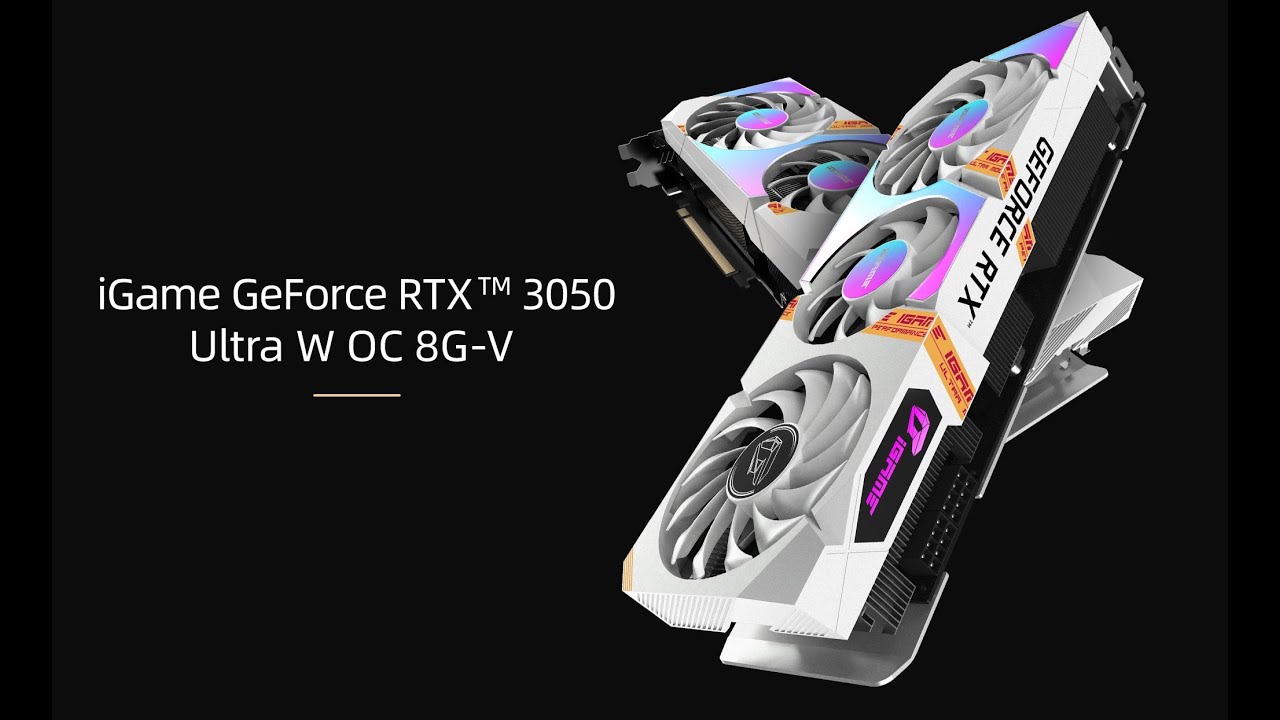 使用頻度iGame GeForce RTX 3050 Ultra W OC 8G-V - PCパーツ