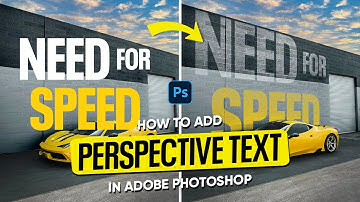How To Add Perspective Text in Photoshop | Photoshop Tutorial 2025 | Am Graphix