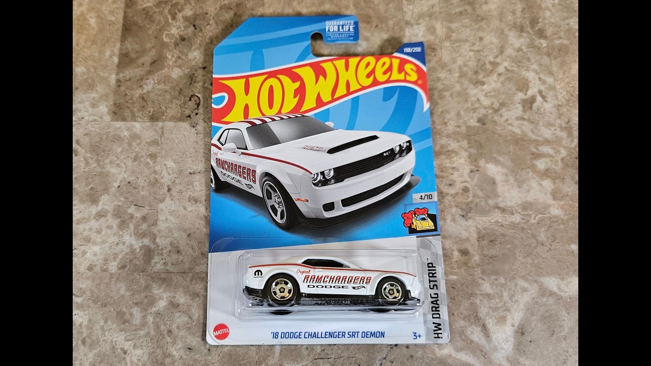 Hot Wheels '18 Dodge Challenger SRT Demon Unboxing and Review