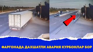 Фаргонада фура дамасни йук килиб ташлади