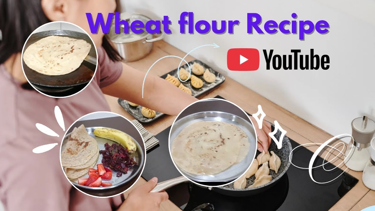 గోధుమ పిండి ఇలా కుడా చేస్తారా😋/simple wheat flour soft chapati #chapati#wheat flour#softchapati
