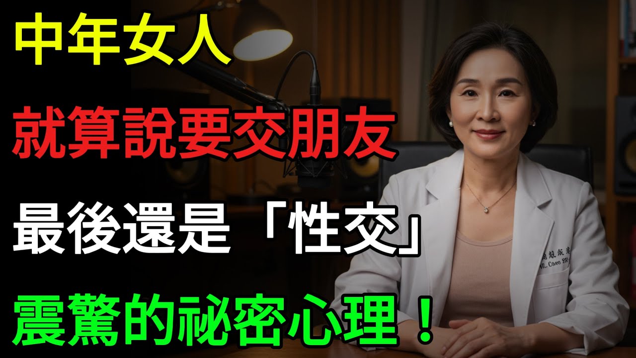 中年女性說「只是朋友」的時候，99%都是謊言｜養生健康｜樂齡智慧｜樂齡故事