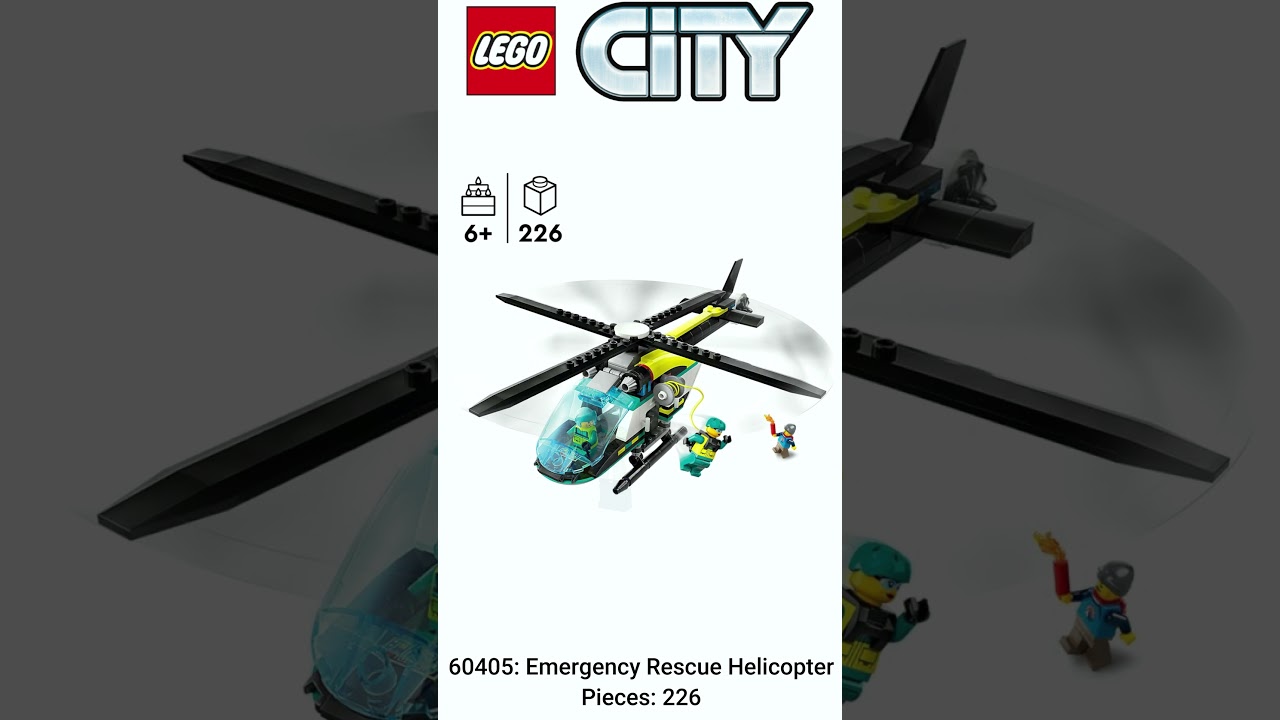 Buy LEGO City Great Vehicles 60405 - Emergency Rescue Helicopter