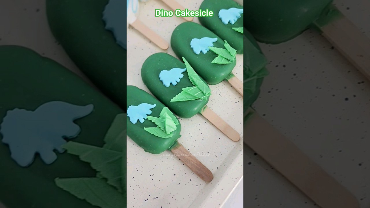 Cute Dino cakesicles🦖 