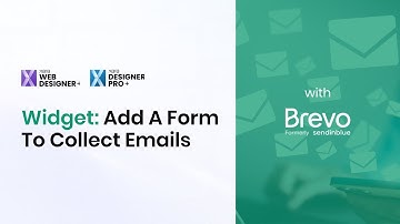 Add A Brevo/SendInBlue Sign Up Form On Your Modular Website - Collect Emails | Xara