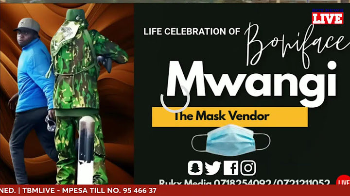 SCTNEWS: FARE THEE WELL BONIFACE MWANGI KARIUKI #LIVE