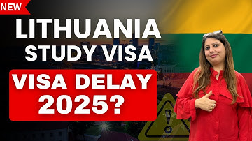 Lithuania Study Visa Delay 2025 – TRC, VFS Update 🔴 Full Process Explained | Study in Europe