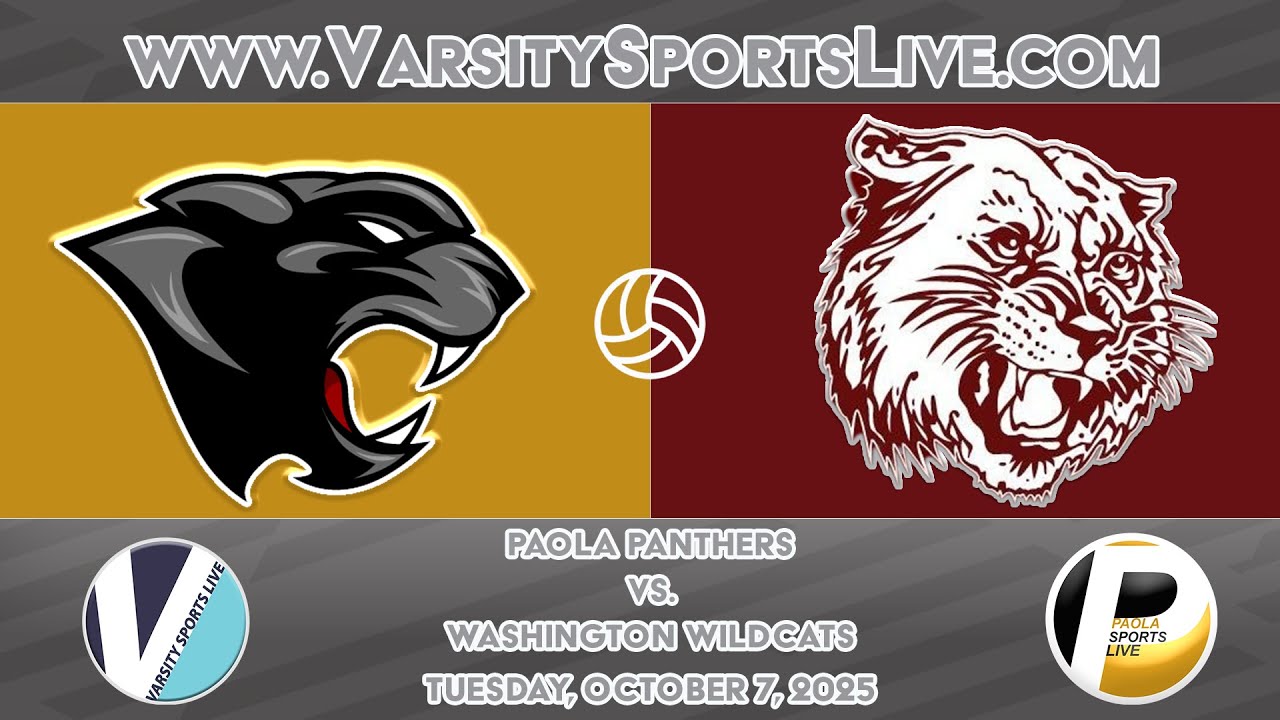 Paola Panthers vs. Washington Wildcats (Volleyball) 10/9/25