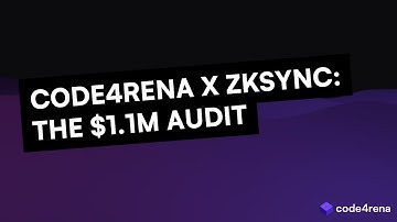 Code4rena x zkSync: The $1.1M audit