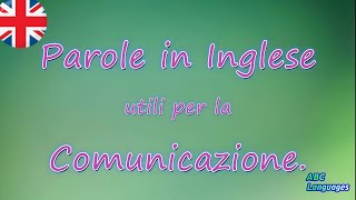 Parole per la Comunicazione in Inglese