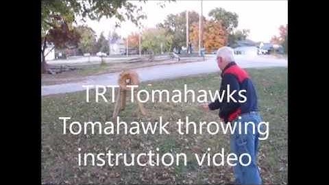 TRT Tomahawks throwing instruction video