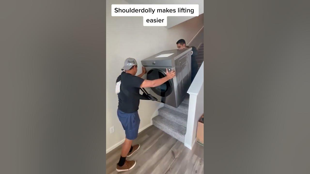 The Easiest Way to Move a Dryer, Washing Machine, or any Appliance Upstairs or Downstairs 