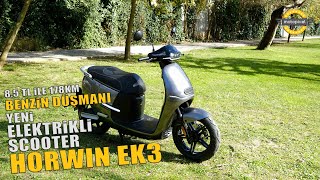 Benzin Zammına Çözüm! Türkiye'nin Yeni Scooter Markası Horwin EK3